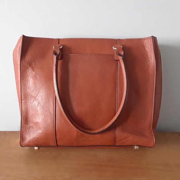 Rebecca Minkoff Large Leather MAB Shoulder Tote Work Bag - Picture 2 of 16